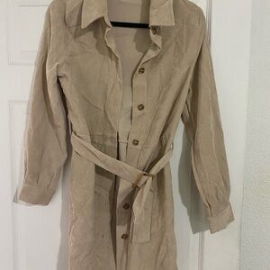 Nude color coat